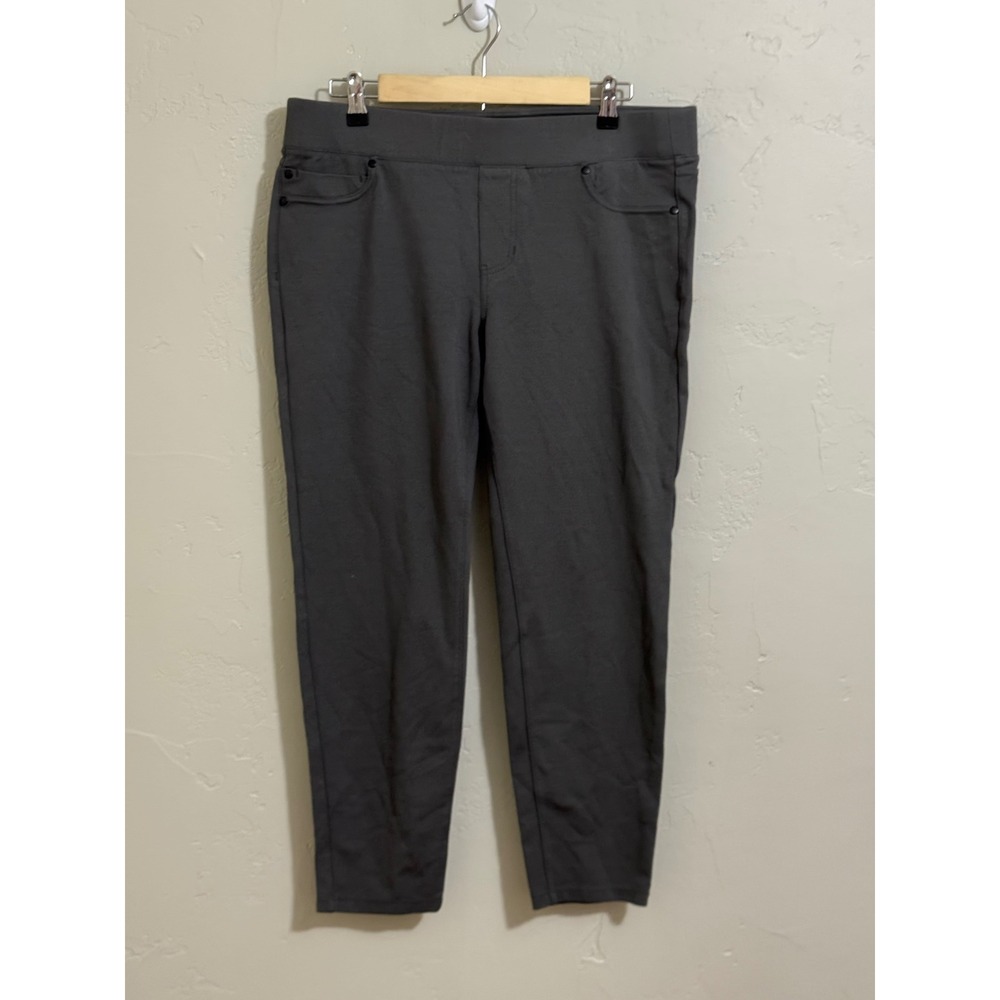 Liverpool Jeans Company Pants Size 14/32 - Dark Grey, Charcoal Pull On Jeggings
